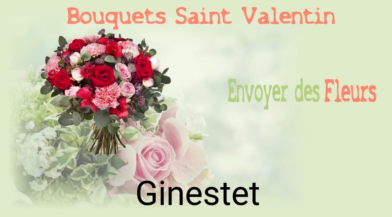Roses de Saint-Valentin livrées à Ginestet